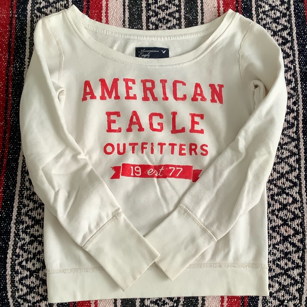 American Eagle Outfitters Wide Neck Sweatshirt